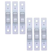 6 Interruptores Simples Sem Placa Branco 10a 250v Blux