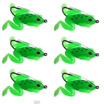 6 Isca Para Traira Sapo Artificial Com Anzol Anti-Inrros 6 Isca Para Traira Sapo Artificial Com Anzol Anti-Inrros