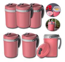6 Jarra Térmica Novo Fliptop 2.5L Rosa Pampeana Termolar