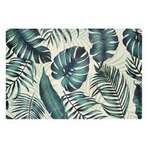 6 Jogo Americano Costela de Adão Folhas Impermeável PVC 6 Jogo Americano Costela de Adão Folhas Impermeável PVC