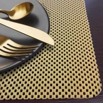 6 Jogo Americano PVC Antiderrapante Flex Resistente Bege 6 Jogo Americano PVC Antiderrapante Flex Resistente Bege