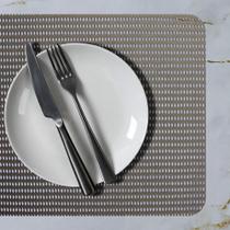 6 Jogo Americano PVC Marrom Antiderrapante 29x44