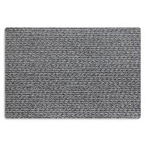 6 Jogo Americano Tricot Cinza - Trançado Impermeável Pvc