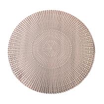 6 Jogo de Mesa Americano Redondo Para Prato 38,5cm Rosê