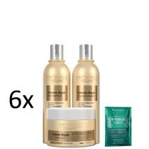 6 Kits Manutenção Nutritivo Cliente Pós Química Prohall