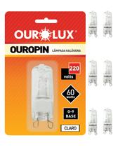 6 Lâmpada Halógena Ouropin 2800K 60w 220v Ourolux 6 Lâmpada Halógena Ouropin 2800K 60w 220v Ourolux