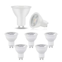 6 Lâmpada Led Dicróica Mr16 3000k Cor Branco Quente Save Energy