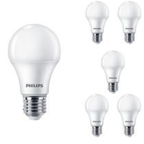 6 Lâmpadas Led Bulbo 9w 4000k Philips Neutro A60 806Lm