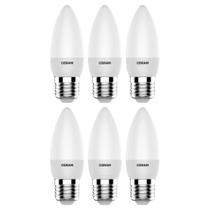 6 Lâmpadas Led Vela Fosca 2700k 260lm E27 Ledvance 7019477 6 Lâmpadas Led Vela Fosca 2700k 260lm E27 Ledvance 7019477