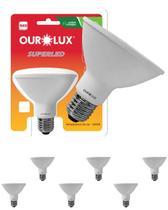 6 Lâmpadas Ourolux Par30 9w E27 36 Luz Amarelada