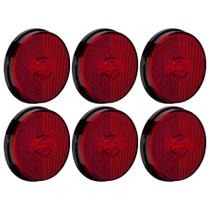 6 Lanterna Carreta Tipo Randon Led Bivolt 85mm S/ Suporte - Vm 6 Lanterna Carreta Tipo Randon Led Bivolt 85mm S/ Suporte - Vm