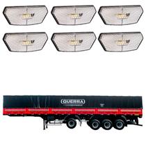 6 Lanterna Diamante Guerra LED Cristal Saída Fios