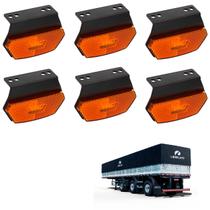 6 Lanterna Diamante Librelato LED Âmbar C/ Supt. - Fio