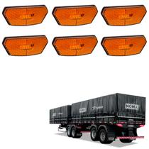 6 Lanterna Diamante Noma LED Âmbar Saída Fios