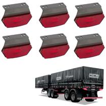 6 Lanterna Diamante Noma LED Rubi c/ Suporte - Conect