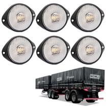 6 Lanterna Frontal Noma LED Cristal 65mm c/ Suporte - Fio