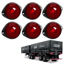 6 Lanterna Frontal Noma LED Rubi 65mm c/ Suporte - Fio