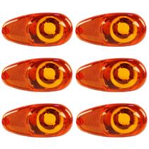 6 Lanterna Lateral Bolha para Ônibus Caio Comil Marcopolo 6 Lanterna Lateral Bolha para Ônibus Caio Comil Marcopolo