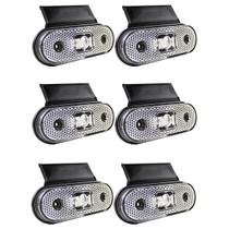 6 Lanterna Lateral Caminhão Carreta Facchini LED CR +Suporte 6 Lanterna Lateral Caminhão Carreta Facchini LED CR +Suporte