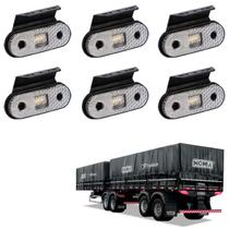 6 Lanterna Lateral Noma LED Cristal c/ Suporte - Fio 6 Lanterna Lateral Noma LED Cristal c/ Suporte - Fio