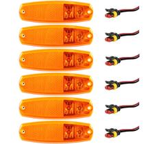 6 Lanterna Lateral para Ônibus Marcopolo G7 2 LED BIVOLT + Conector 6 Lanterna Lateral para Ônibus Marcopolo G7 2 LED BIVOLT + Conector