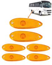 6 Lanterna Lateral Posição 1 LED AM 24V - Peixinho Universal - Caio / Mascarello / Marcopolo - SILO 6 Lanterna Lateral Posição 1 LED AM 24V - Peixinho Universal - Caio / Mascarello / Marcopolo - SILO