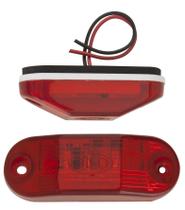 6 Lanterna Traseira Delimitadora Teto LED VM 24V Ônibus Caminhão Baú Trailer