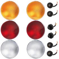 6 Lanterna Traseira Ônibus Busscar Caio Cometa 155mm + Soquetes 6 Lanterna Traseira Ônibus Busscar Caio Cometa 155mm + Soquetes