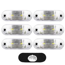 6 Lanterna Vigia Placa para Ônibus Caminhão 2 LED BIVOLT CR 6 Lanterna Vigia Placa para Ônibus Caminhão 2 LED BIVOLT CR