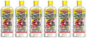 6 Lava Autos Com Cera Luxcar 500ml - Lava E Encera