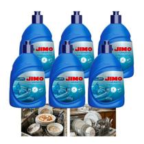 6 Lava Louça Gel Concentrado Limpeza Profunda 500g Jimo 6 Lava Louça Gel Concentrado Limpeza Profunda 500g Jimo