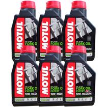 6 Litros Óleo Fluído Hidráulico Suspensão Garfo Bengala Motul Fork Oil Expert Medium 10w