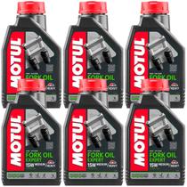 6 Litros Óleo Fluído Hidráulico Suspensão Motul Fork Oil Expert Medium Heavy 15w Semi Sintético