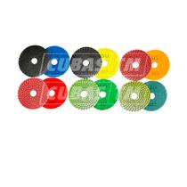 6 Lixas D Água Diamantada Colorido Polimento Mármore Granito Grãos 50/100/200/400/800/1500