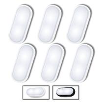 6 Luminárias Arandela Tartaruga Led 8w Jardim Muro IP65 Bivolt Branco Frio Área Externa Parede Rampa Cor:Branca 6 Luminárias Arandela Tartaruga Led 8w Jardim Muro IP65 Bivolt Branco Frio Área Externa Parede Rampa Cor:Branca