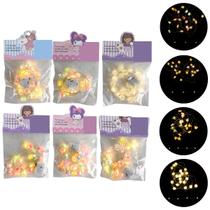 6 Luminarias Cordão Fio de LED Luzes Para Decoração Fada 6 Luminarias Cordão Fio de LED Luzes Para Decoração Fada