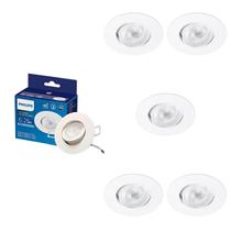 6 Luminárias Led Spot SL052 Philips 6,2W 2700K 500lm Bivolt 6 Luminárias Led Spot SL052 Philips 6,2W 2700K 500lm Bivolt