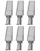 6 Luminárias Multiuso 100W Base NEMA 3 Pinos Cor da Luz 5000K Branco Frio Ourolux