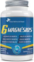 6 magnesios 60 caps flora nativa do brasil