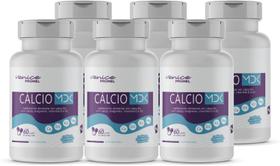 6 MDK Cálcio,Magnésio,Vitamina D3 e K2 60 Caps 500mg Promel