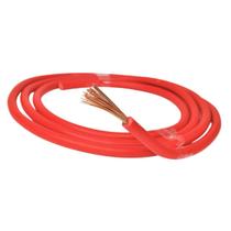 6 Metros Cabo Auto 6mm Som Automotivo Vermelho Emborrachado Alto Falante Flexível Instalação 6m 6,00mm