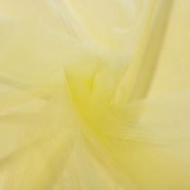 6 Metros Tecido Tule 100% Poliéster 1,20 Mt Amarelo Bebê