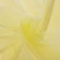 6 Metros Tecido Tule 100% Poliéster 1,20 Mt Largura Amarelo Bebê