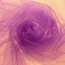6 Metros Tecido Tule 100% Poliéster 1,20 Mt Largura Violeta