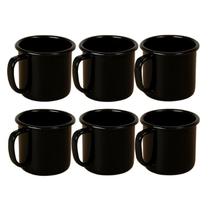 6 Mini Canecas De Porcelana Esmaltadas Coloridas 80 Ml Top 6 Mini Canecas De Porcelana Esmaltadas Coloridas 80 Ml Top