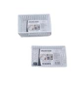 6 Mini Cesto Organizador Divisória Removível Gaveta Armário