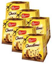 6 Mini Chocottone BAUDUCCO com Gotas de Chocolate Caixa 80g