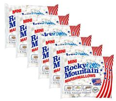 6 mini marshmallows rocky mountain 150g - sabores original