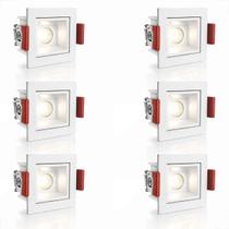 6 Mini Spot Embutido Led Downlight Quadrado Quarto Bet88 6 Mini Spot Embutido Led Downlight Quadrado Quarto Bet88