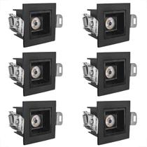 6 Mini Spot Embutido Led Downlight Recuado 3000k Bet54